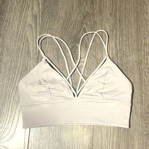 Size 6 Lululemon sports bra, light support
